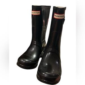Hunter Original Short Gloss Boots Womens